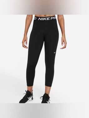 NWT Nike Pro Women’s 365 Crop Tights Black
